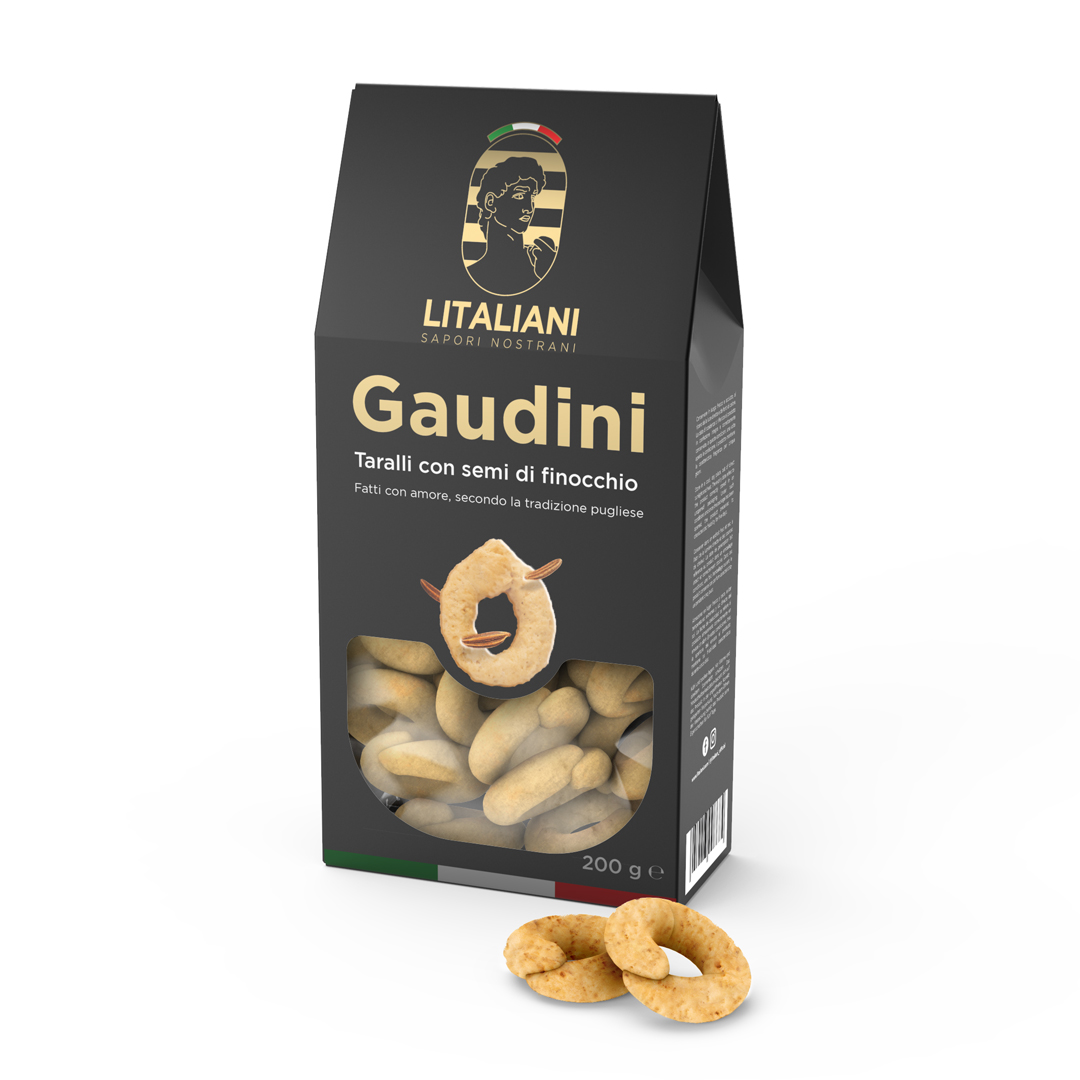 Gaudini-Taralli aux graines de fenouil 200 g